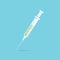 Medical injection Syringe needle or medicine vaccine.