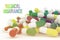 Medical insurance, health conceptual with bunch of capsules, med