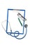 Medical insurance and healthcare concept, clipboard glasses and