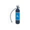 Medical Life Support Oxygen Cylinder Icon.