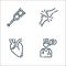 Medical line icons. linear set. quality vector line set such as , heart, bone