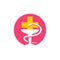 Medical logo template - icon for medicine center