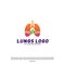 Medical Lungs logo design concept.Health Lungs logo template vector. Lungs Pulse Icon symbol