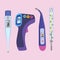 Medical mercury and electronic thermometer