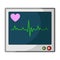 Medical monitor.Medicine single icon in cartoon style vector symbol stock illustration web.