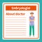 Medical notes about embryologist