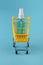 Medical paramedic, antiseptic in a shopping cart. The concept.