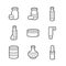 Medical Pharmacist, bottles Icons