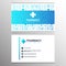 Medical or Pharmacy business card. Vector Illustration.