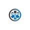 Medical pharmacy logo design template.-  illustrator, Medicine symbol,