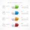 Medical pill template icons