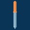 Medical pipette vector illustration