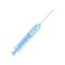 Medical plastic syringe