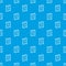 Medical recipe pattern vector seamless blue