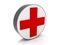 Medical red cross sign