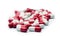 Medical red Pills Capsules vitamin immunity Healthcare Concept
