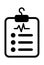 Medical Report Sheet Icon Vector