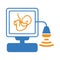 medical, scan, ultrasound, x-ray, test, medical ultrasound icon