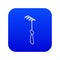 Medical sharp hook icon blue vector