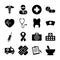 Medical solid icons