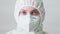 Medical specialist doctor ppe googles face mask