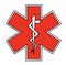 Medical Star of Life Red and White