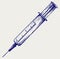 Medical syringe