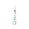 Medical syringe of anesthesia liquid, modern stomatology investigation