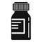 Medical syrup icon, simple style