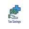 Medical Tax Savings - Health savings account or flexible spending account has HSA, FSA, tax-sheltered savings