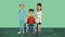 Medical team cartoon HD animation