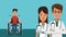 Medical team cartoon HD animation