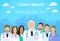 Medical Team Doctor Group Flat Profile Icon