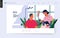 Medical tests illustration - EEG