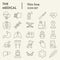 Medical thin line icon set, Health symbols set collection or vector sketches. Medicine signs set for computer web, the