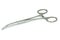 Medical tool, The curved artery forceps on the white background