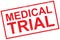 Medical trial stamp