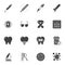 Medical universal vector icons set