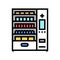 medical vending machine color icon vector illustration