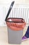 Medical waste dustbin. Infectious waste should be thrown into the garbage bag and red in hospitals. PPE is managing infectious