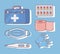 medicaments and first aid kit