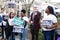 Medicare for All Activists Outside Gaillard Center, Charleston, SC.