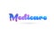 medicare pink blue color word text logo icon