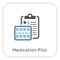 Medication Pills Flat Icon