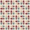 Medications pills and tablets. Geometric Seamless Pattern