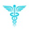 Medicine ancient vector emblem