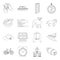Medicine, animal, education and other web icon in outline style.ritual, service,sport icons in set collection.