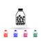 Medicine bottle multi color icon. Simple glyph, flat  of medecine icons for ui and ux, website or mobile application