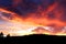 Medicine bow national forest in Wyoming sunset