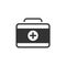 Medicine briefcase icon. Vector illustration